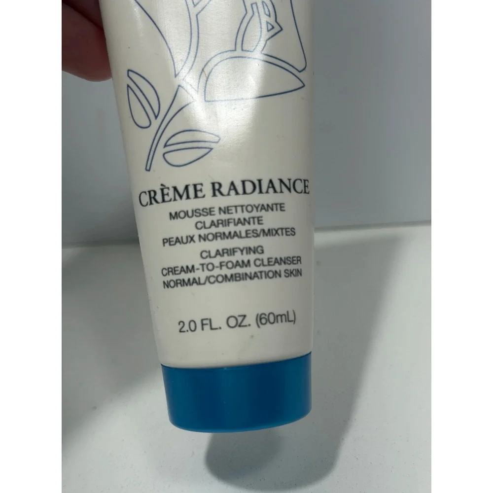Lancome Creme Radiance Clarifying Cream to Foam Cleanser 2.0 oz 60ml Travel Size